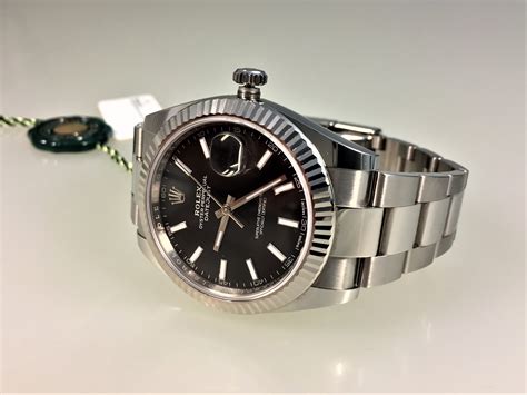 rolex damen datejust schwarzes zifferblatt|rolex chronometer deutsch.